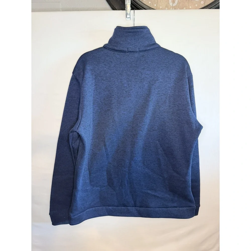 Coofandy Men's Size Large Blue Button Up Sweater/Sweatshirt